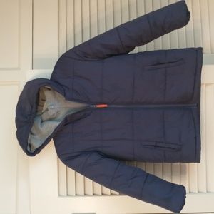 S. Rothschild winter coat, Double Zipper, Gray Fleece Barrier At Zipper,‎ 10/12